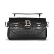 B-Buzz 19 monogrammet lerret og skinnveske