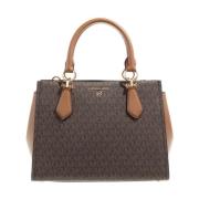 Marilyn Medium Satchel Brown Acorn