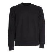 Diagonal Raised Fleece Sweatshirt Total Eclipse