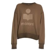 Khaki Crew-Neck Sweatshirt Aw24