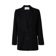 Sort Eli-Rita Ls Avslappet Blazer