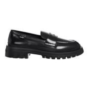 Casual Slip-On Sko Ensfarget