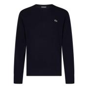 Blå Crewneck Ullgenser Aw24