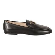 Sort Loafer Sko Elegant Stil