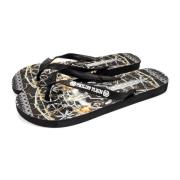 Skull Grafiske Flip Flops Stilig Design