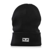 Ikon Øyne Svart Beanie Lue