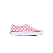 Autentisk Rutete Rosa Sneaker