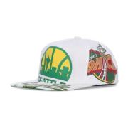 Seattle Supersonics Flat Skygge Lue