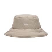 Isolert Sølvgrå Bucket Hat