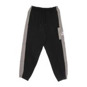 Svart Fleece Tracksuit Jogger Bukser