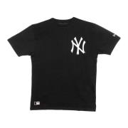 Yankees Logo Oversized Tee Svart/Hvit