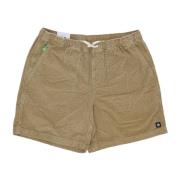 Khaki Cord Walkshort Herre Shorts