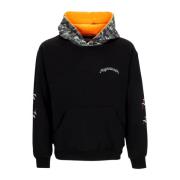 Svart Triangle Pain Hoodie Lettvekts Sweatshirt