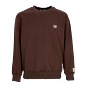 Logo Crewneck Sweatshirt Lettvekts Streetwear