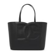 Quiltet DG Logo Skinn Tote Bag