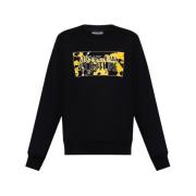 Crewneck Sweatshirt med Grafisk Print