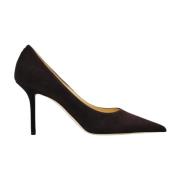 Elsk semsket stiletto pumps