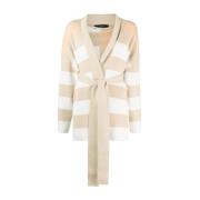 Beige Kasjmir Bomull Casual Cardigan