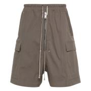 Casual Brun Bomull Elastan Shorts