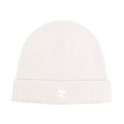 Logo-Patch Ribbestrikket Beanie