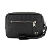 Svart Beauty Case Pochette Veske