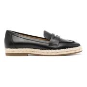 Sort Lukket Espadrille Flats