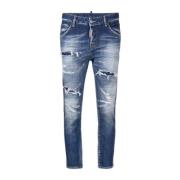 Bleket cropped slim-fit jeans