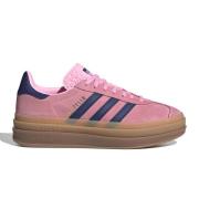 Bold Pink Blue Gazelle Sneakers