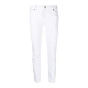 Hvit Bull Skinny Jeans