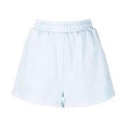 Blå Bomull Trak Shorts