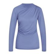 Drapert Bluse Top Granada Sky