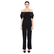 Svart Danica Jumpsuit med Off-Shoulder