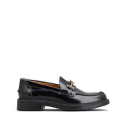 Svart Hook Loafer Sko