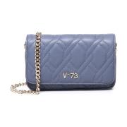 Matelassé Crossbody Veske i Denim