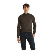 Brun Morris Stockholm Merino Mock Neck Genser