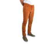 Oransje Bard Corduroy Slim Fit Bukser