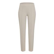 Beige Slim Fit Pull-On Bukser