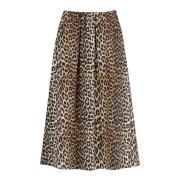 Leopard Print Maxi Skirt