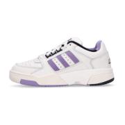 Lav Topp Tennis Sneaker Hvit/Lilla