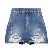 Høytlivs denim shorts