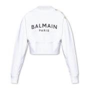 Sweatshirt med logo