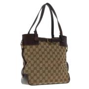 Pre-owned Canvas gucci-bags