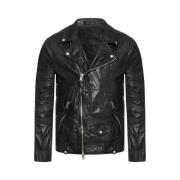 Milo Leather Biker Skinnjakke