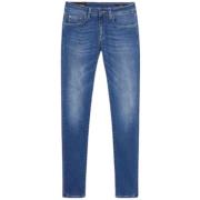 Stretch Skinny Jeans, Lav Midje, Behagelig Passform