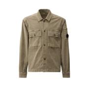 Stretch Corduroy Button-Up Skjorte