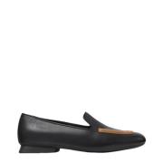 Svarte Skinn Ballet Flats