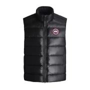 Svart Puffer Vest Crofton