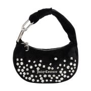 Blomst Diamant Svart Hobo Bag