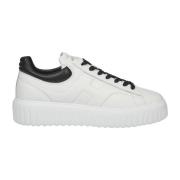 Hvite Sneakers med H-striper