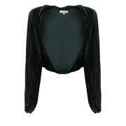 Grønn Velvet Shawl Sweaters